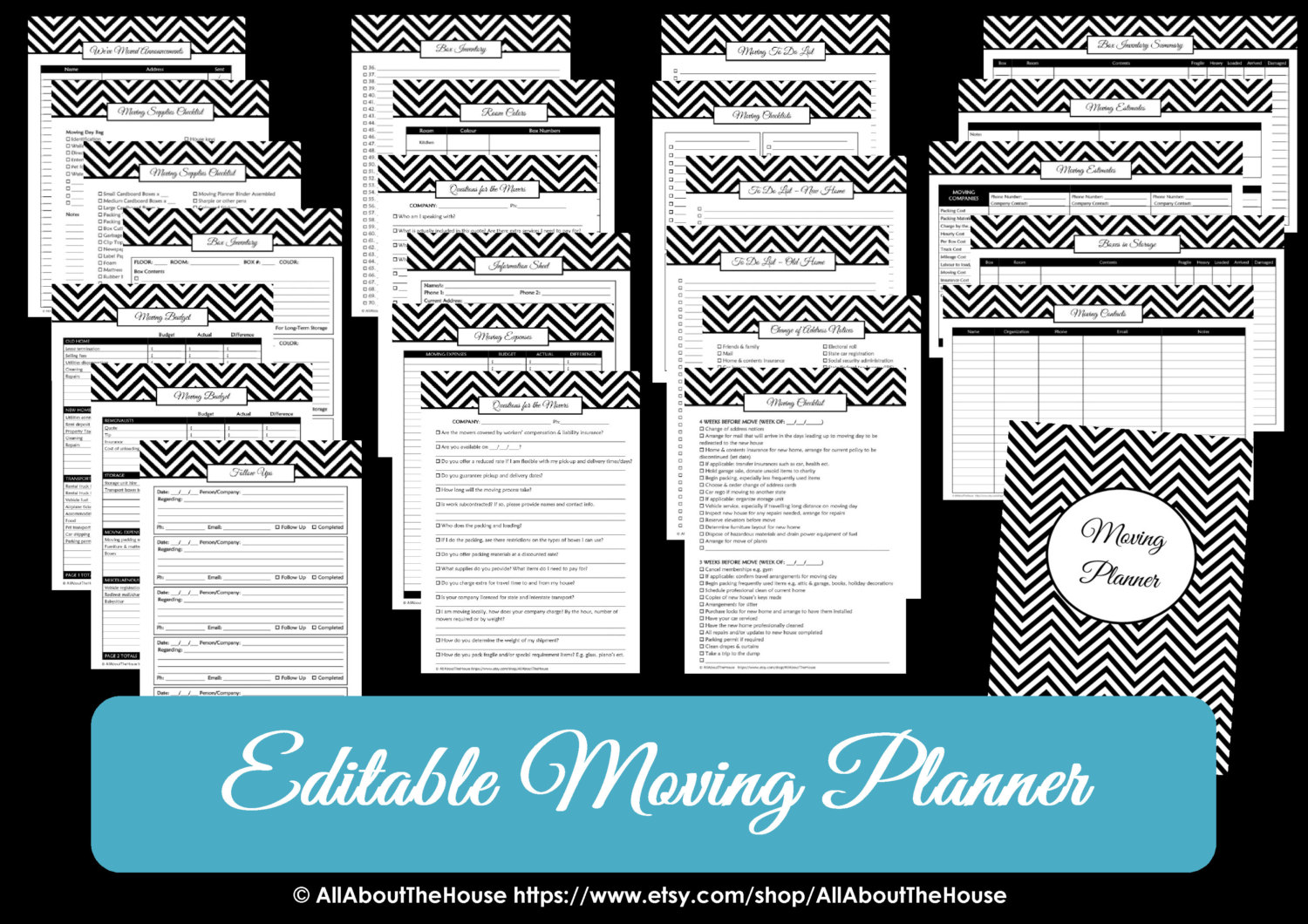 Moving Planner Editable